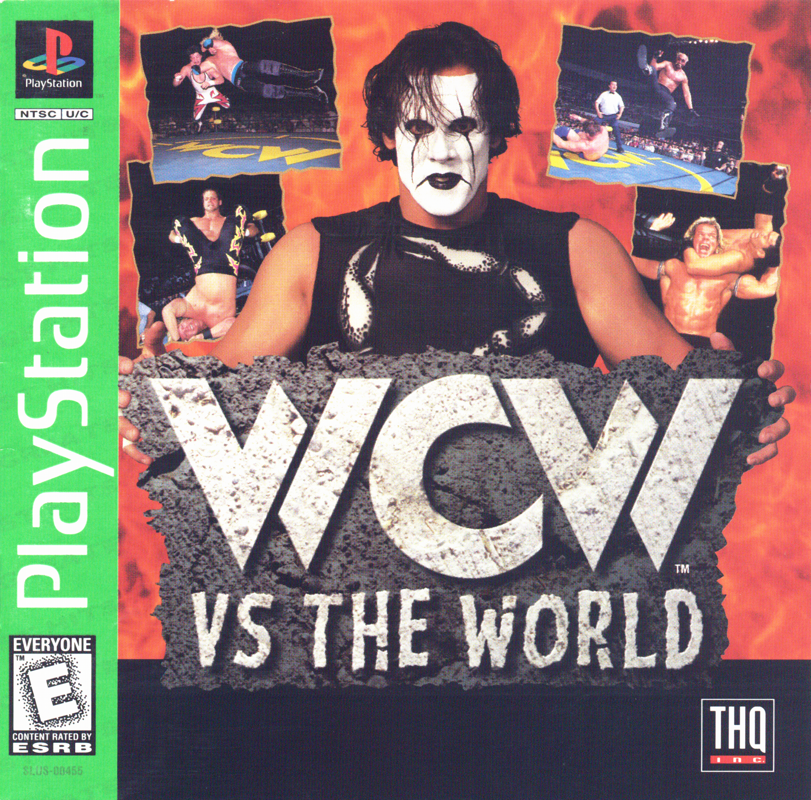 WCW vs. the World box art for Playstation